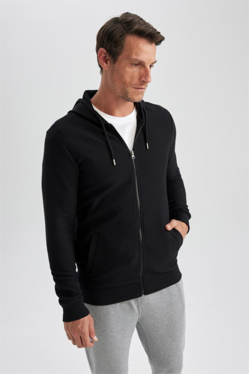 Erkek Siyah Regular Fıt