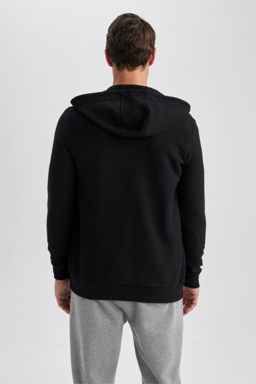 Erkek Siyah Regular Fıt