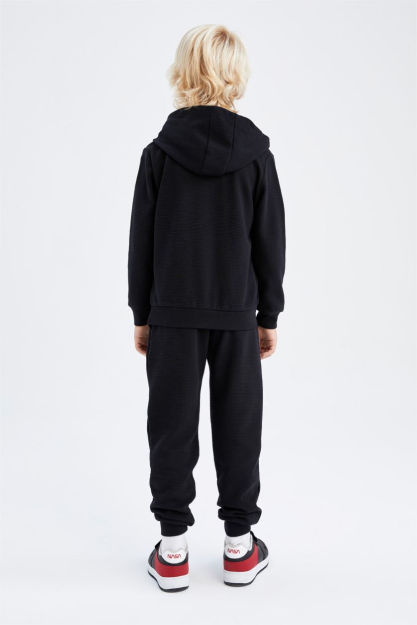 BOYS & TEENS Black بنطلون قصة عادية