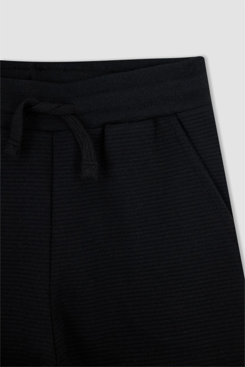 BOYS & TEENS Black بنطلون قصة عادية