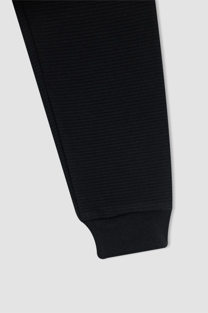 BOYS & TEENS Black بنطلون قصة عادية