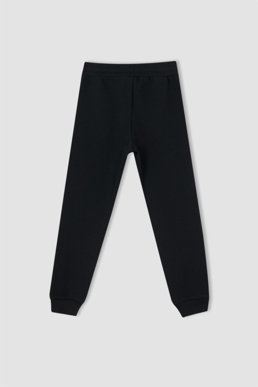 BOYS & TEENS Black بنطلون قصة عادية