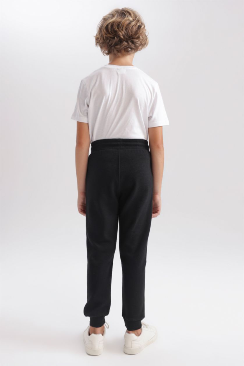 BOYS & TEENS Black Regular Fit Trousers