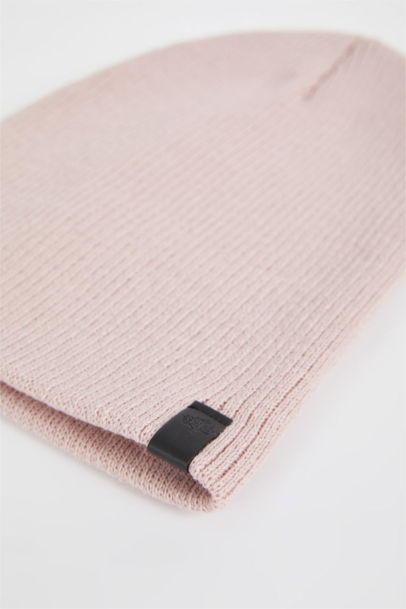 HOMME Rose Clair Bonnet Basique en tricot pour Homme