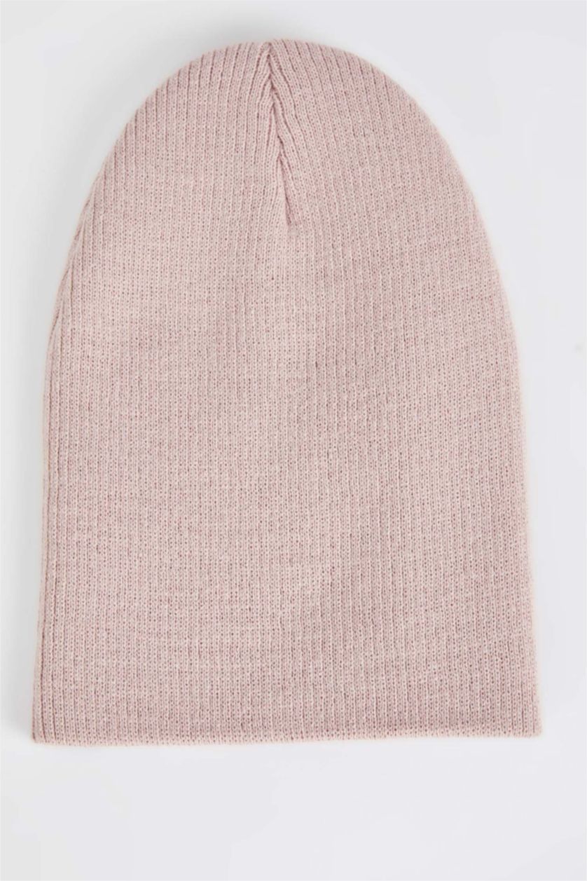 HOMME Rose Clair Bonnet Basique en tricot pour Homme