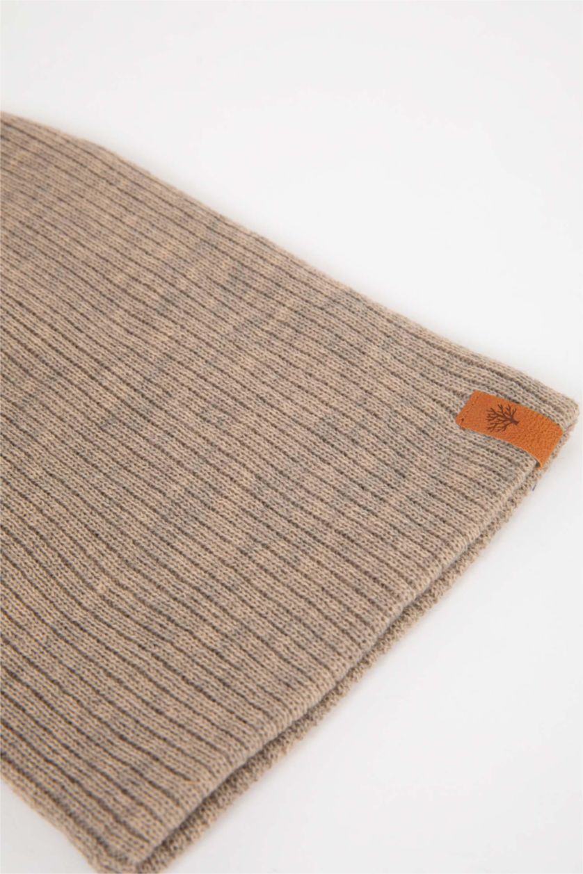 HOMME Beige Bonnet d'hiver