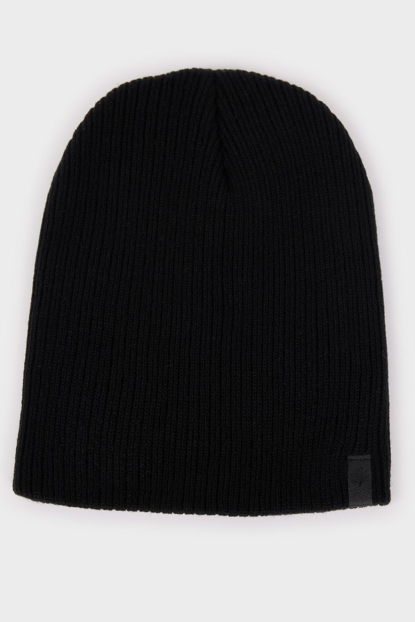 MAN Black Man Cotton Beanie