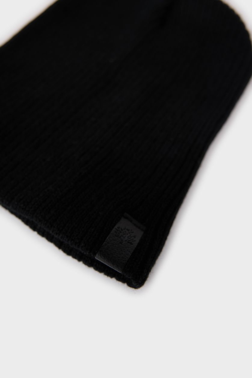 MAN Black Man Cotton Beanie