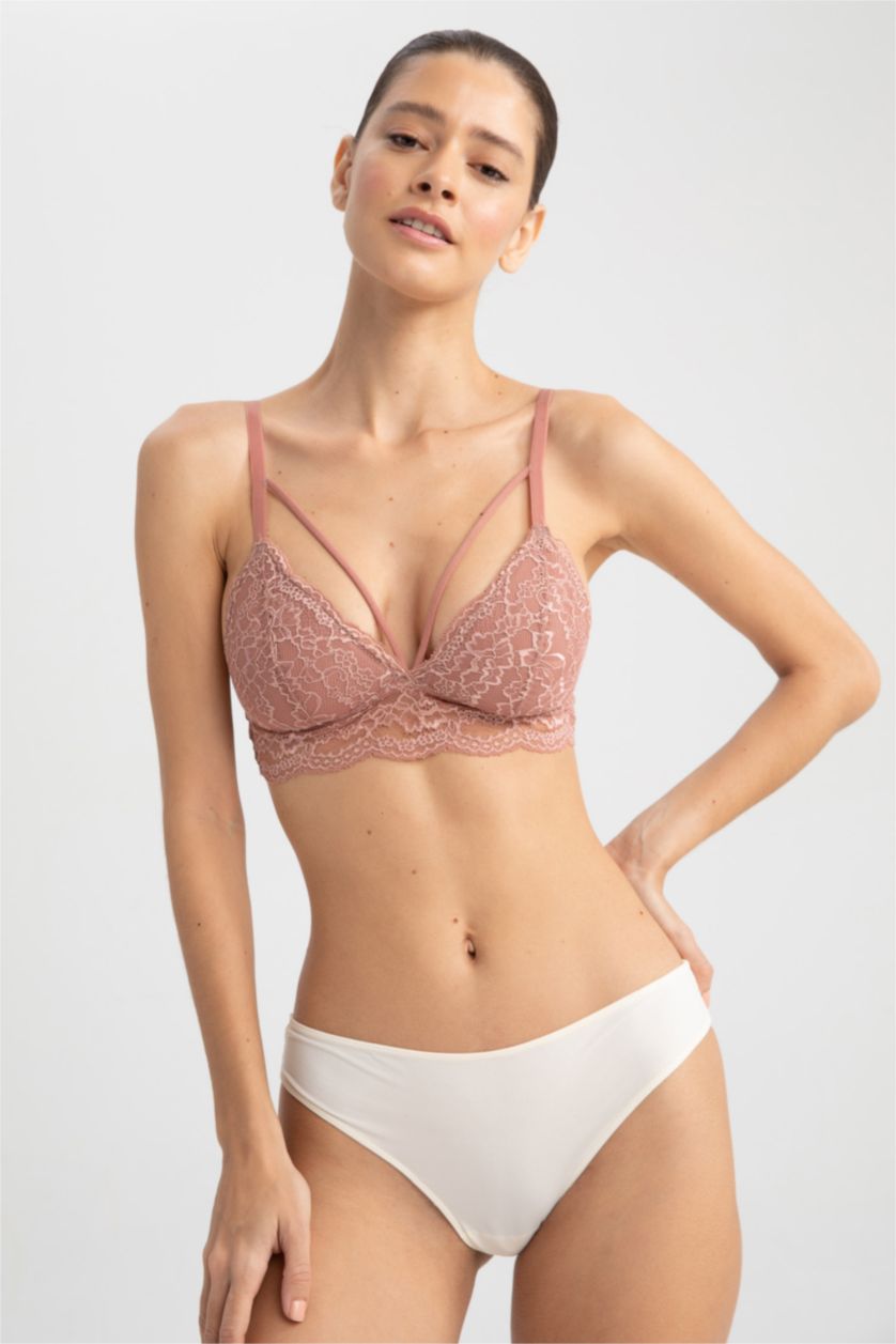 WOMAN Cinnamon Fall in Love Full Lace With Pad Bra