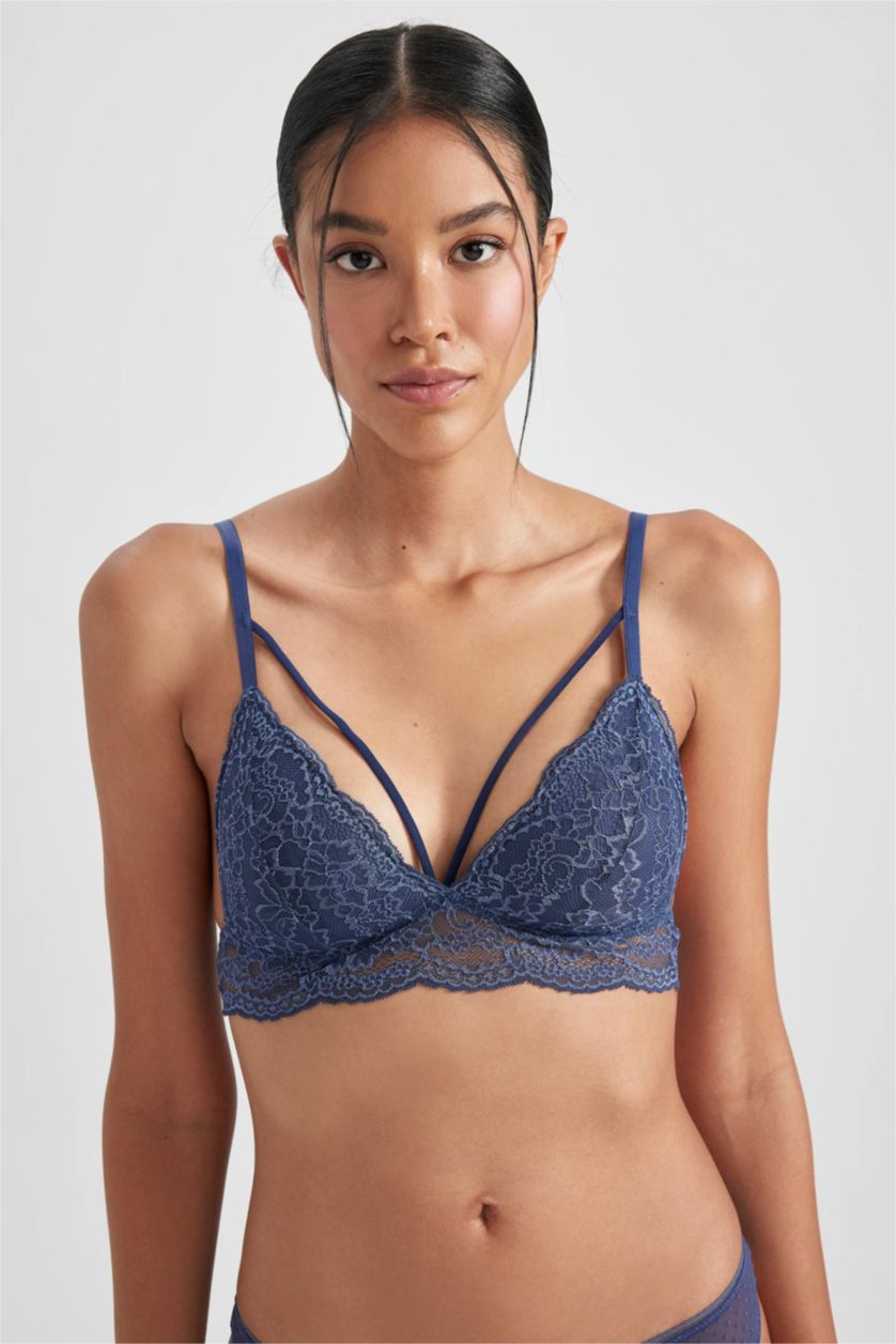 FEMME Violet Soutien-Gorge Dentelle Rembourré De Fall In Love