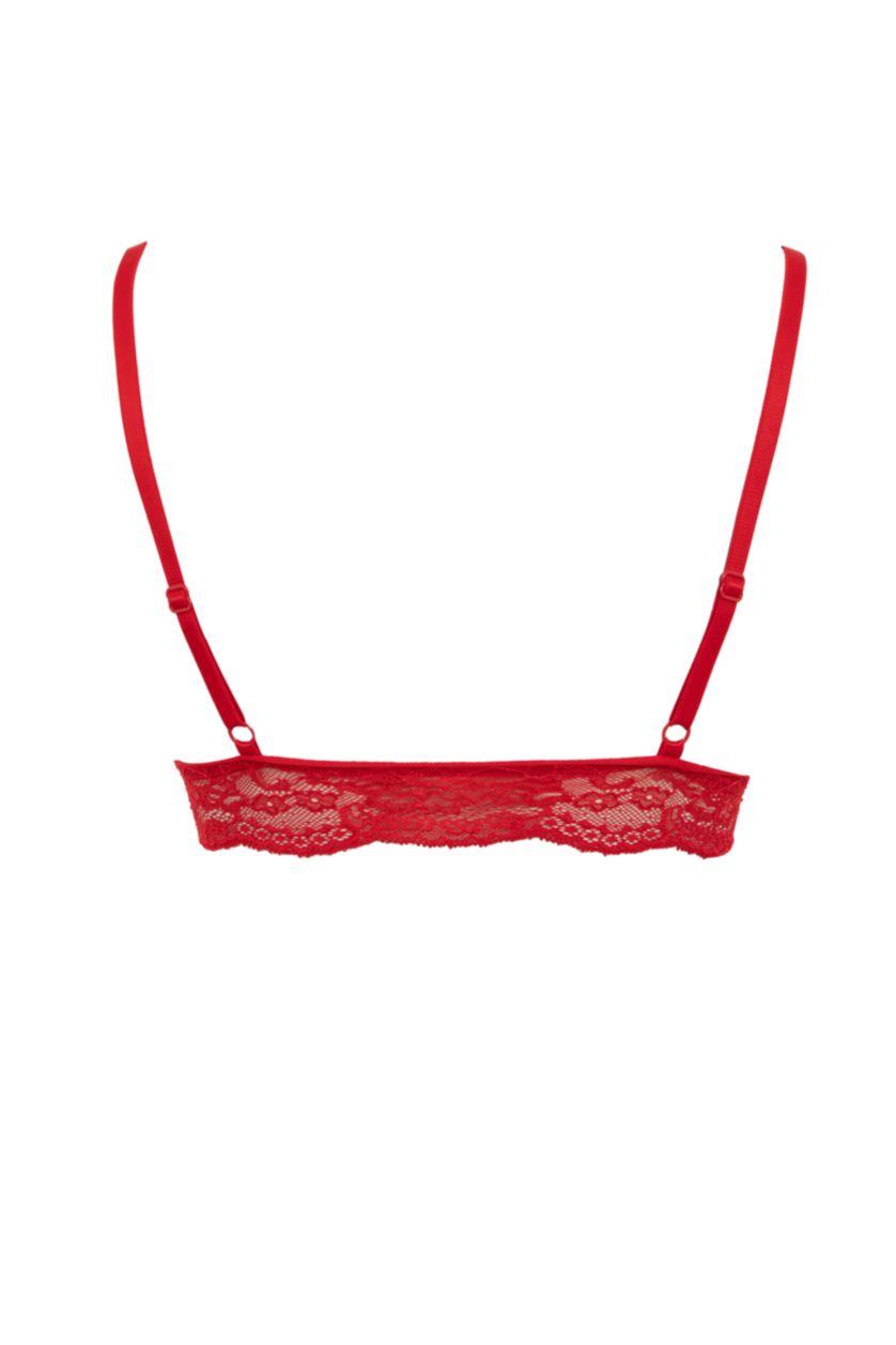 Женщины Красный Бюстгальтер кружевной, Fall in Love