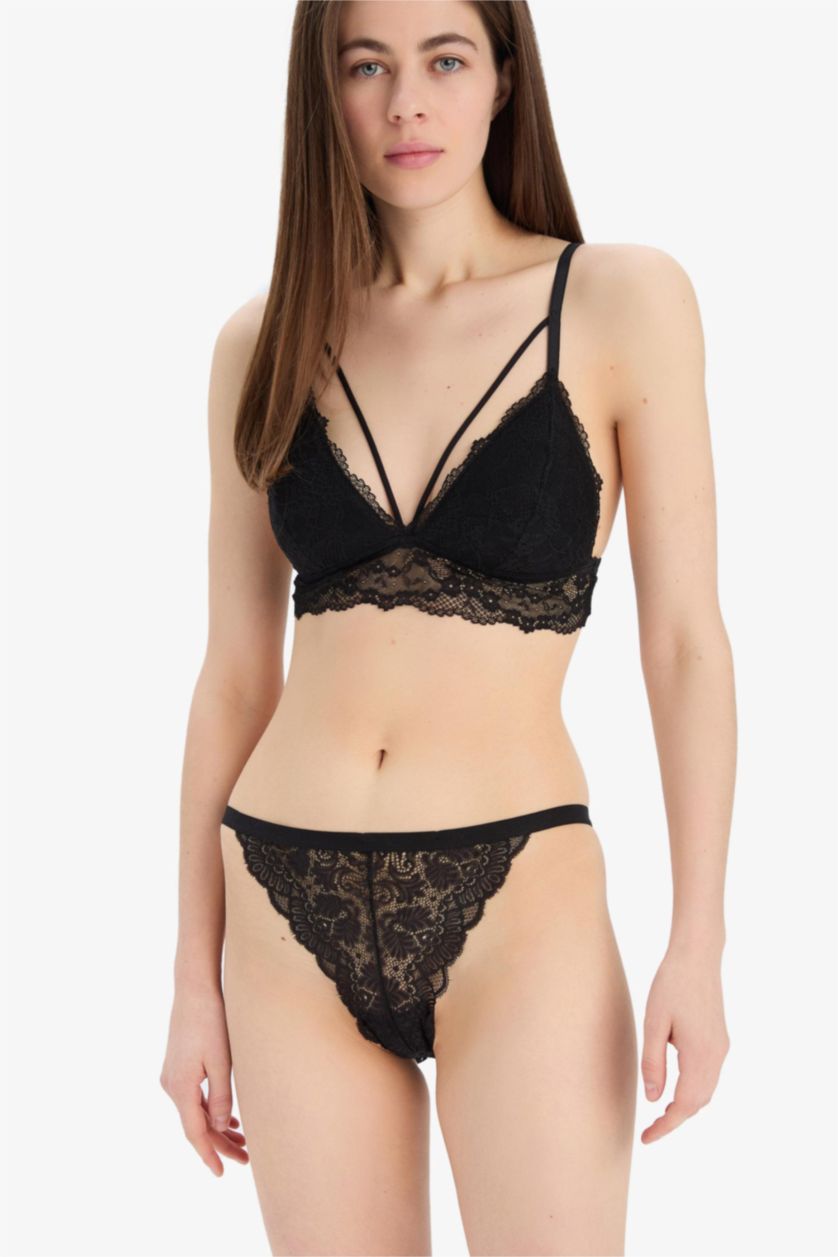 Women Black With Pad