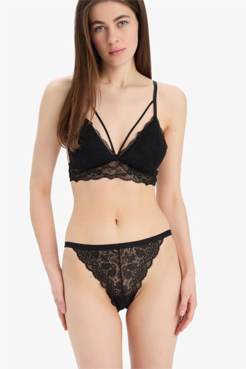 Women Black With Pad