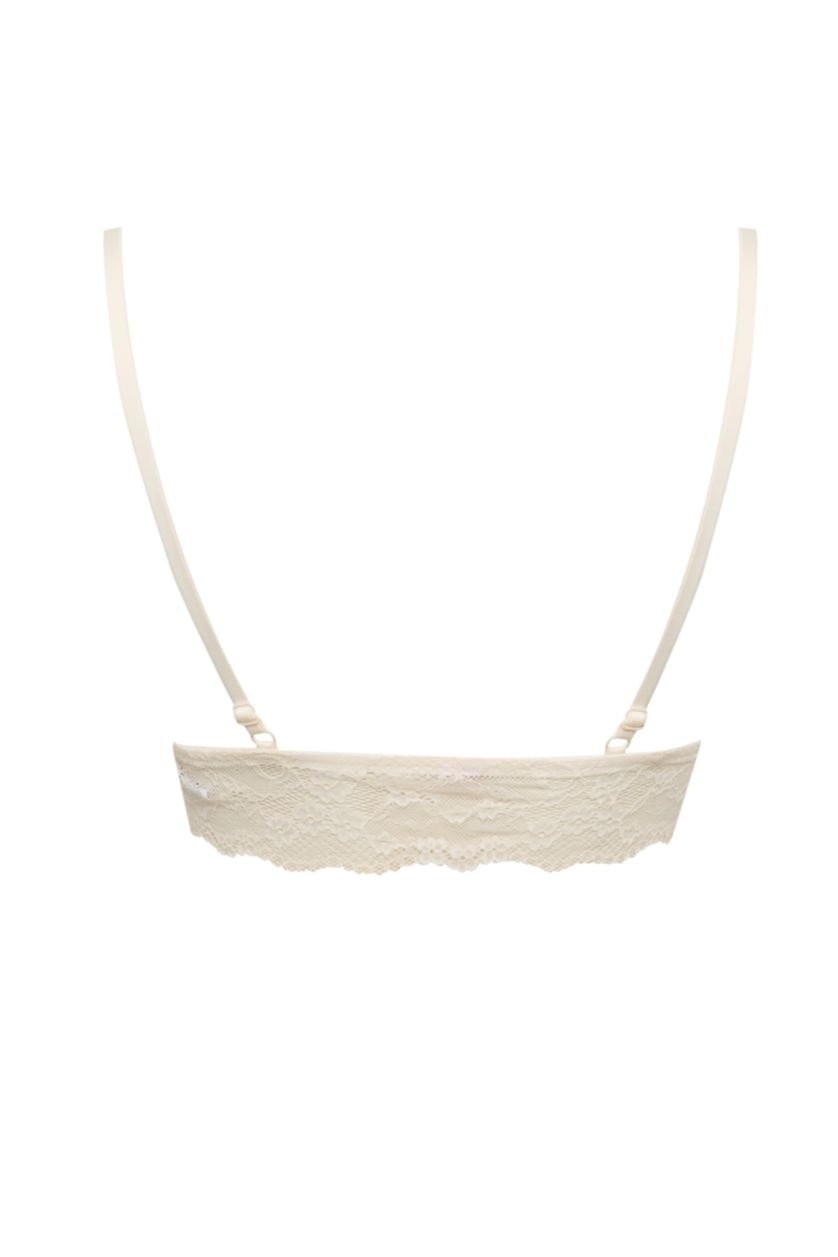FEMME Blanc Soutien gorge Dentelle Rembourré