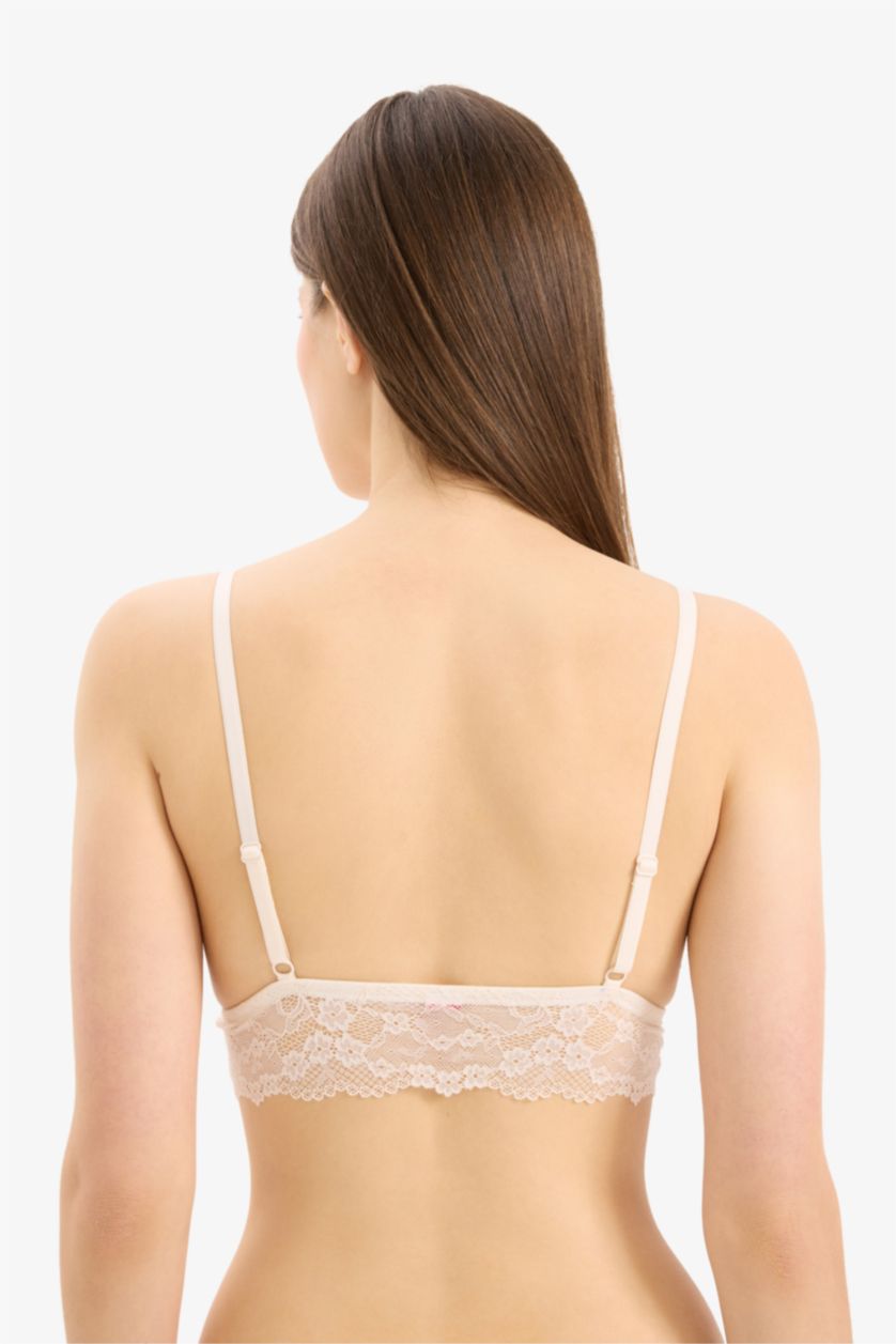 FEMME Blanc Soutien gorge Dentelle Rembourré