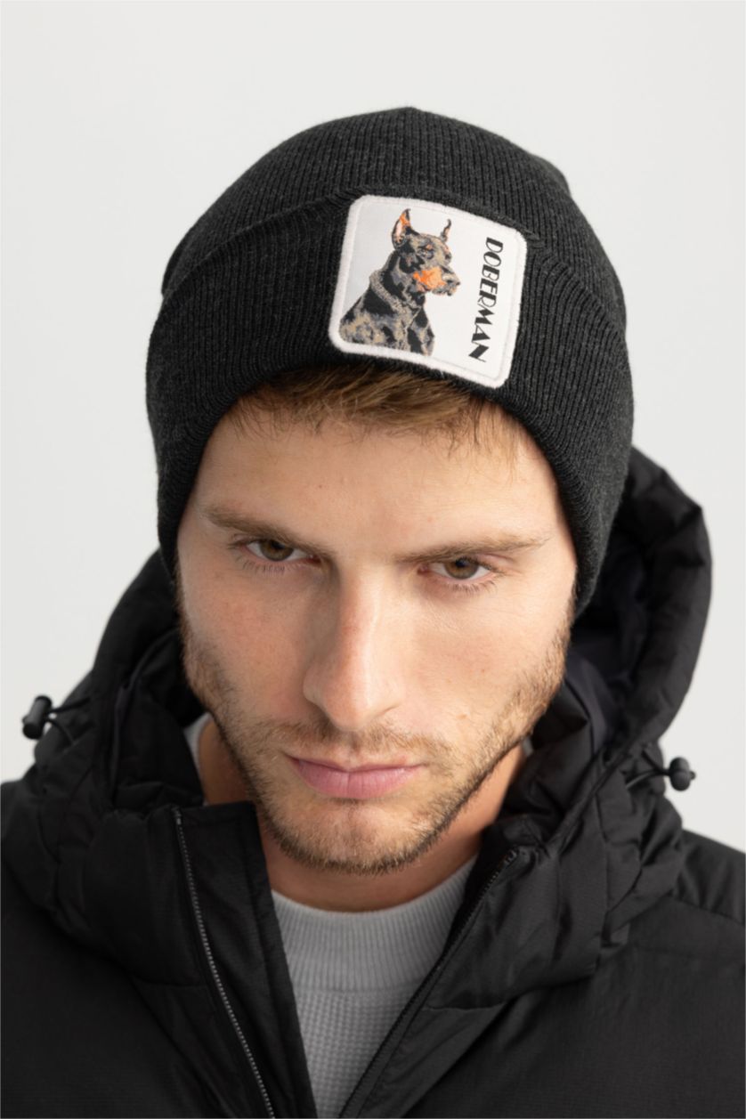 MAN Anthracite Melange Man Beret