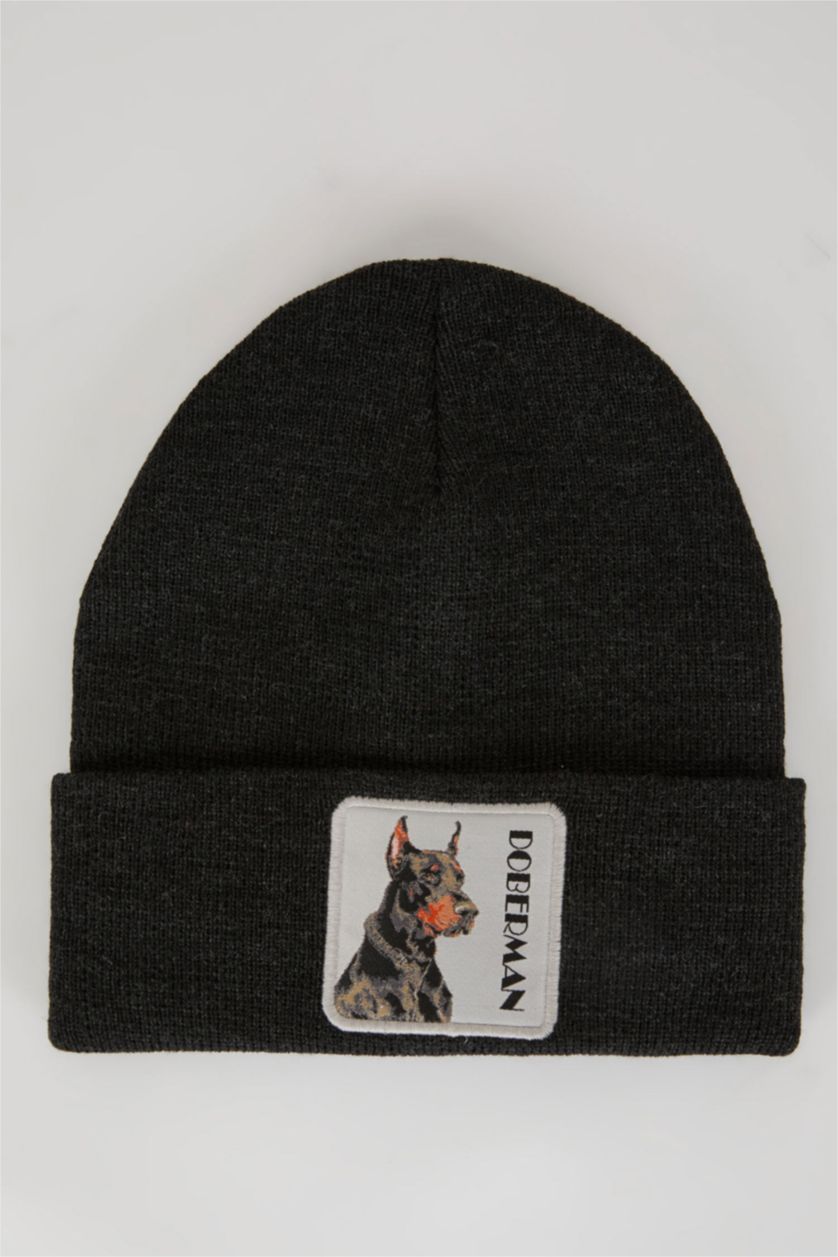 MAN Anthracite Melange Man Beret