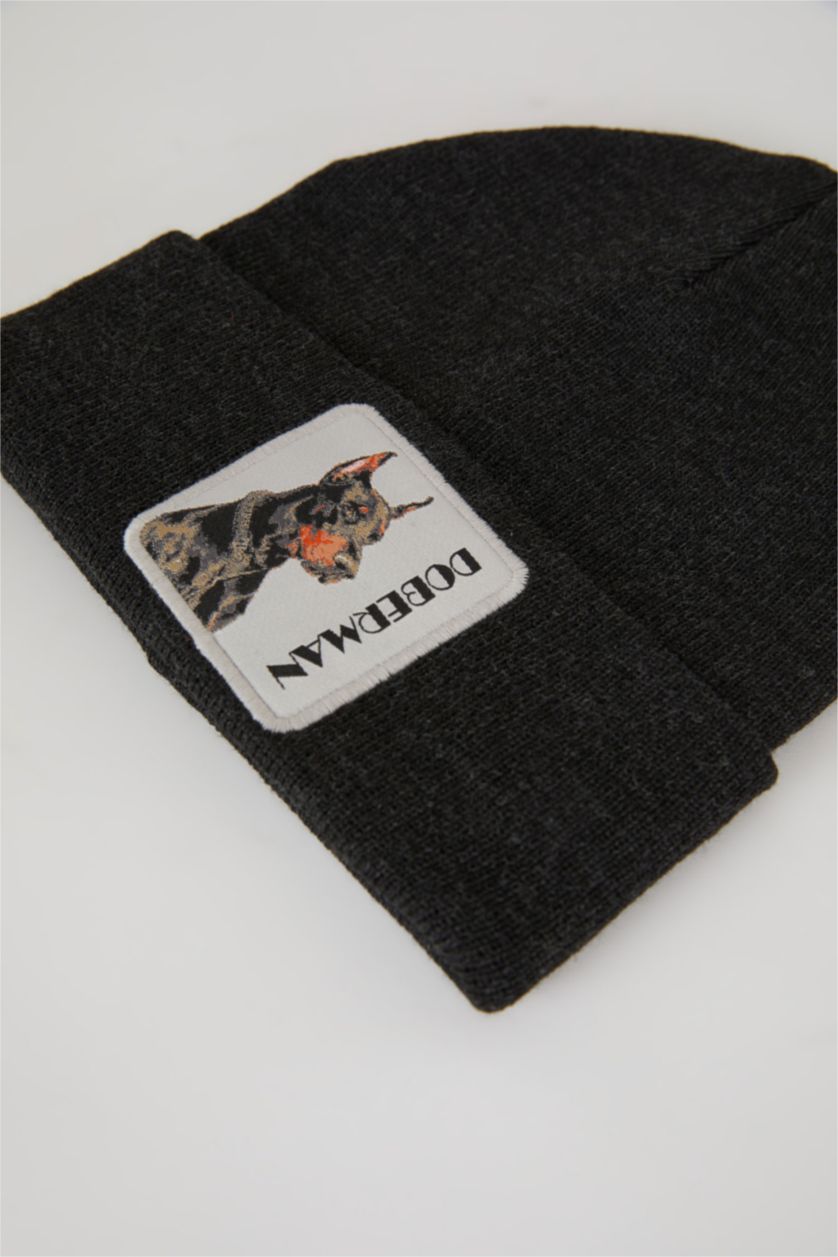 MAN Anthracite Melange Man Beret