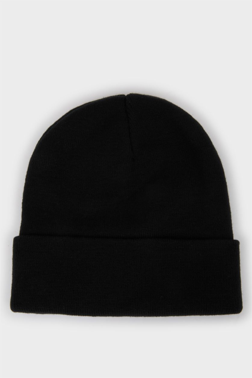 رجال أسود قبعة بيريه رجالي