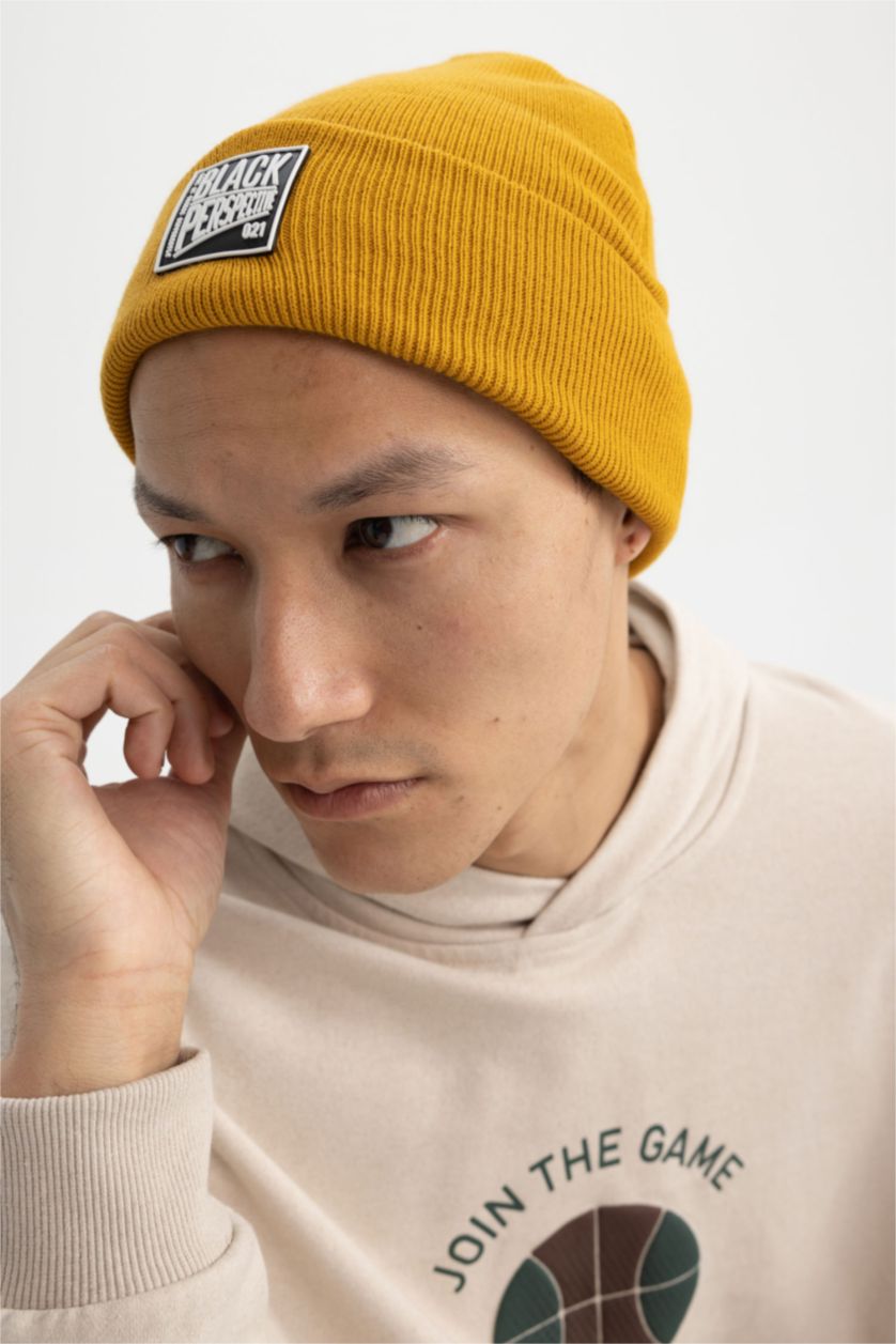 HOMME Jaune Bonnet d'hiver Homme