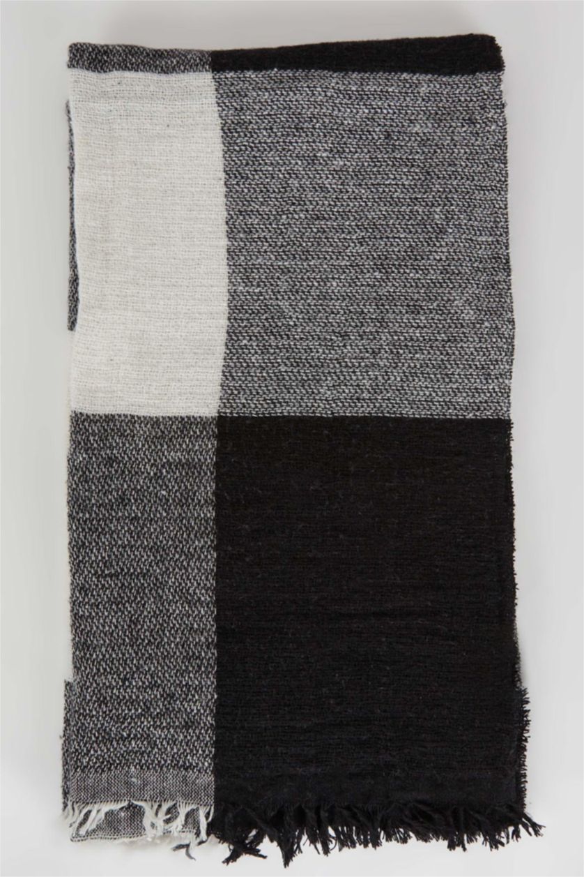 نساء أسود سكارف نسائي تريكو