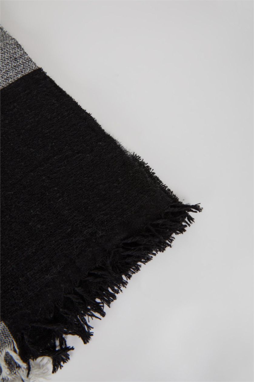 نساء أسود سكارف نسائي تريكو