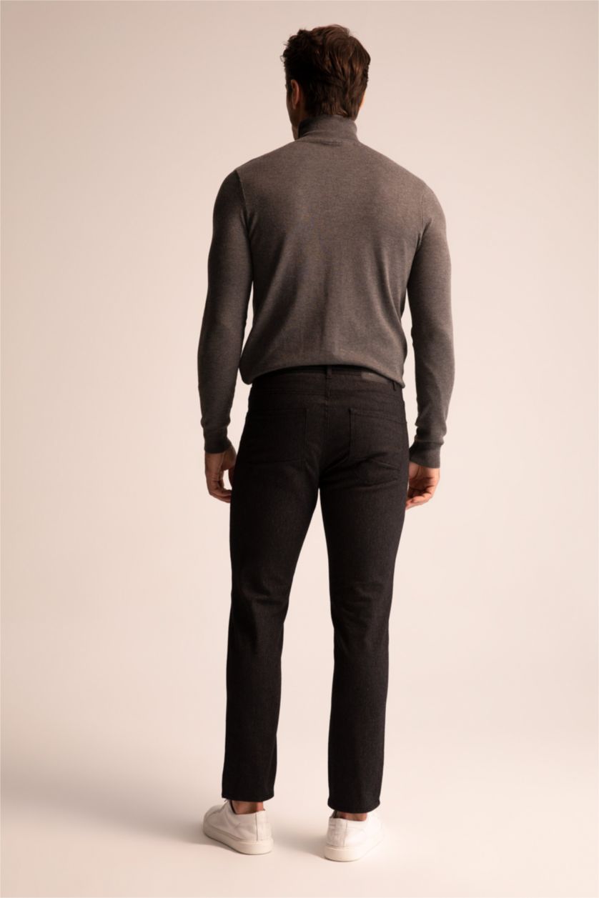 MAN Black Slim Fit Trousers