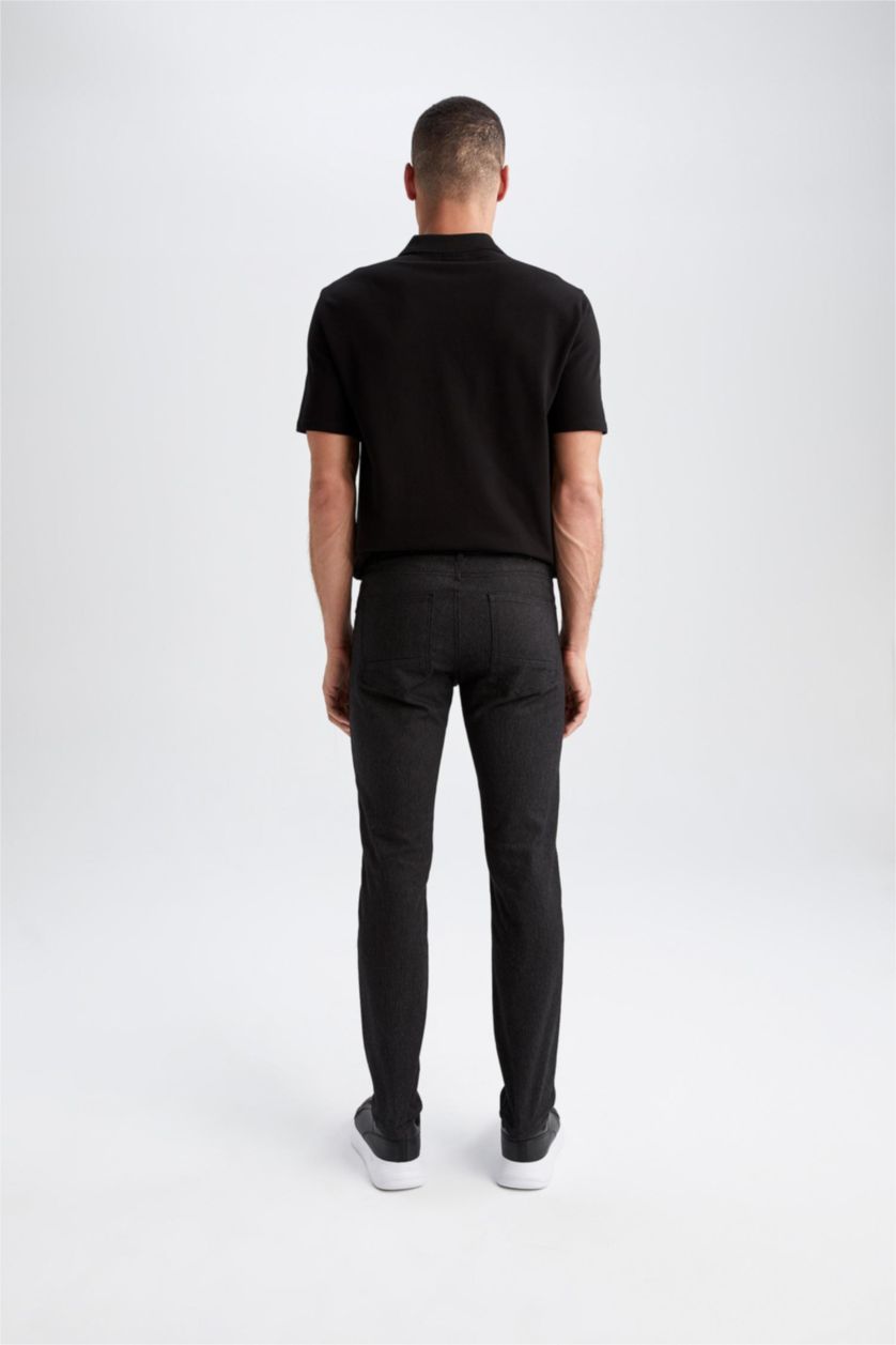 MAN Black Slim Fit Trousers