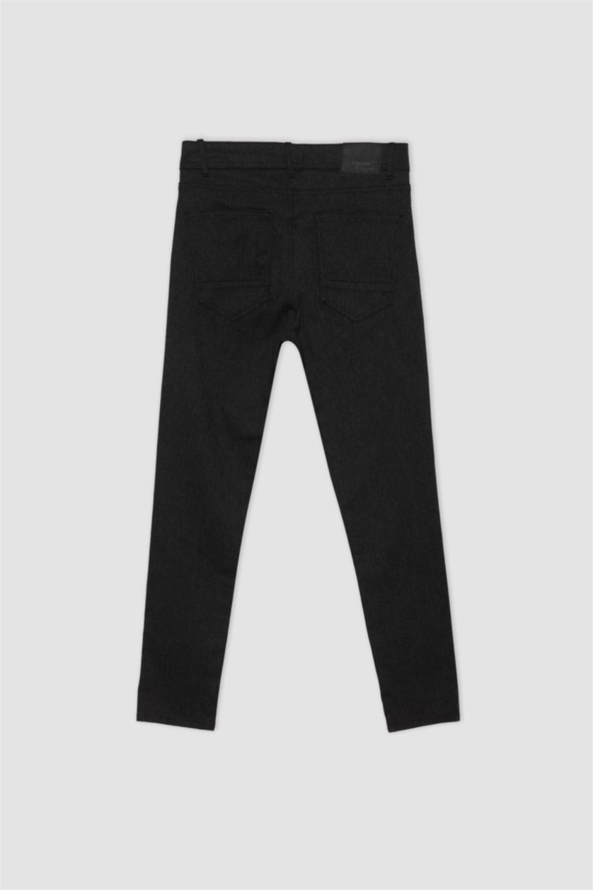 MAN Black Slim Fit Trousers