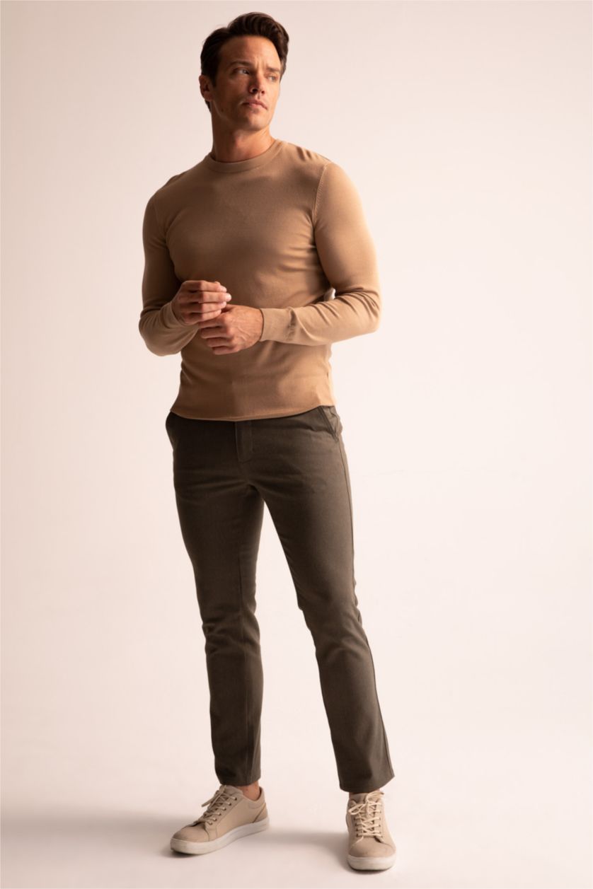 MAN Khaki Slim Fit Chino Pants