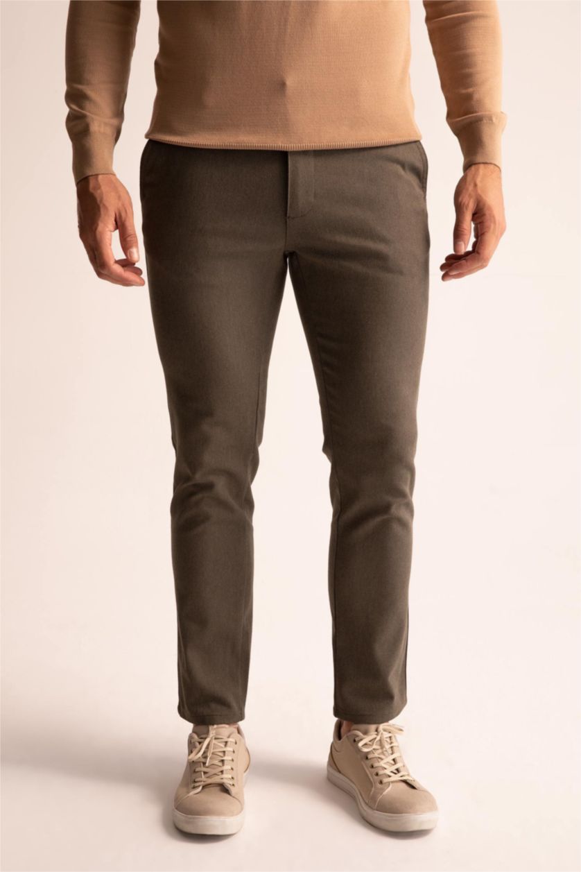 MAN Khaki Slim Fit Chino Pants