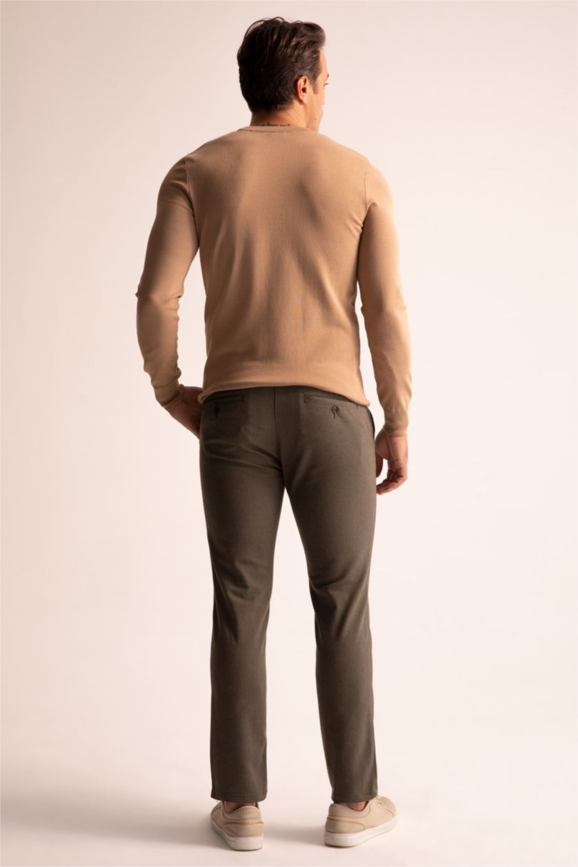 MAN Khaki Slim Fit Chino Pants