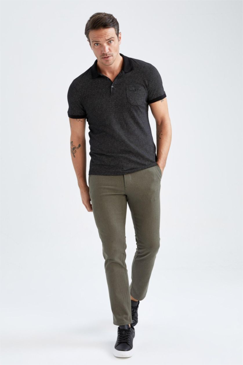 MAN Khaki Slim Fit Chino Pants