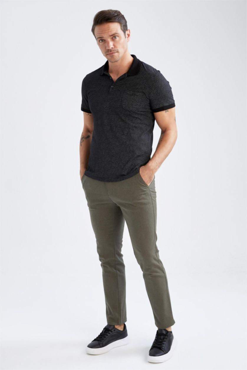 MAN Khaki Slim Fit Chino Pants