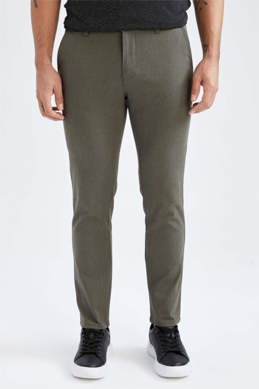MAN Khaki Slim Fit Chino Pants