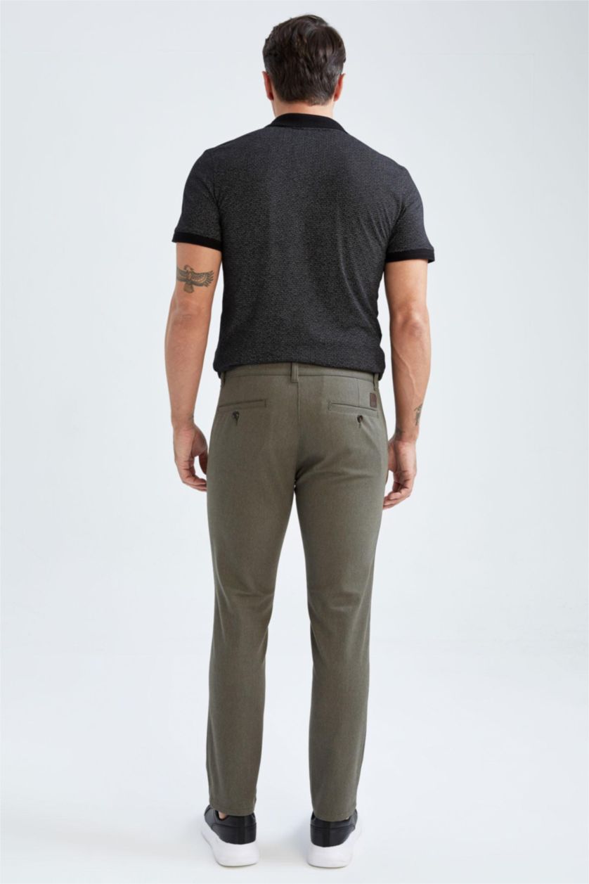 MAN Khaki Slim Fit Chino Pants