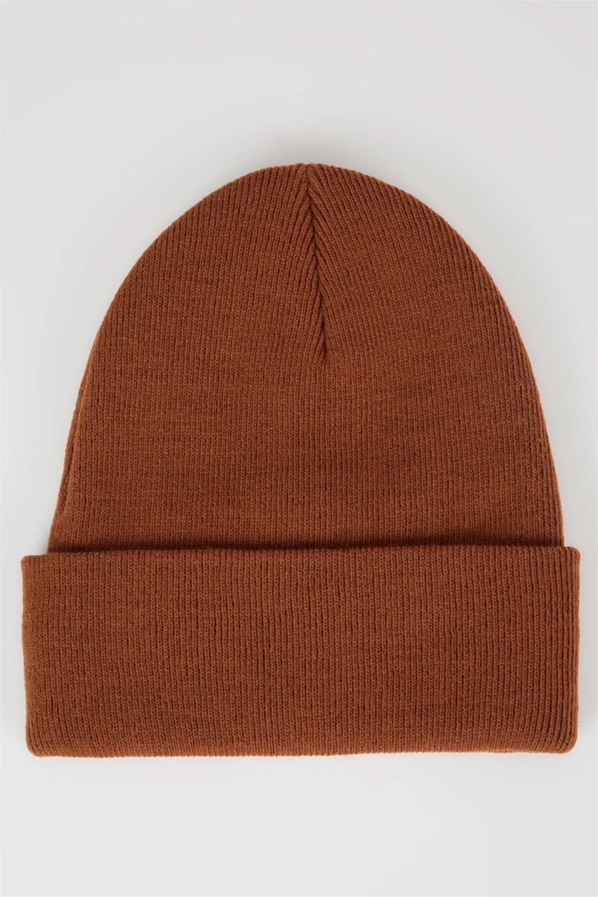 FEMME Beige Bonnet d'hiver Femme