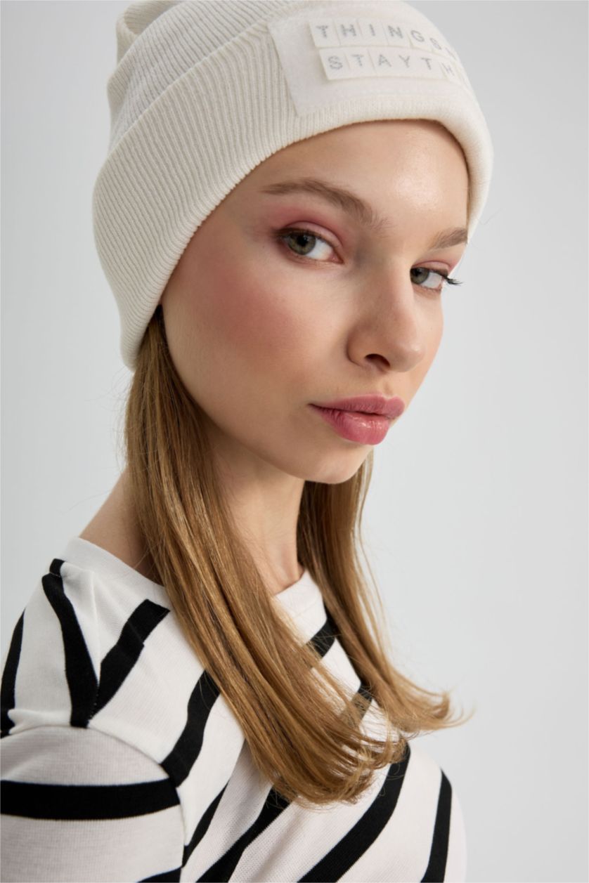 WOMAN Ecru Woman Beret