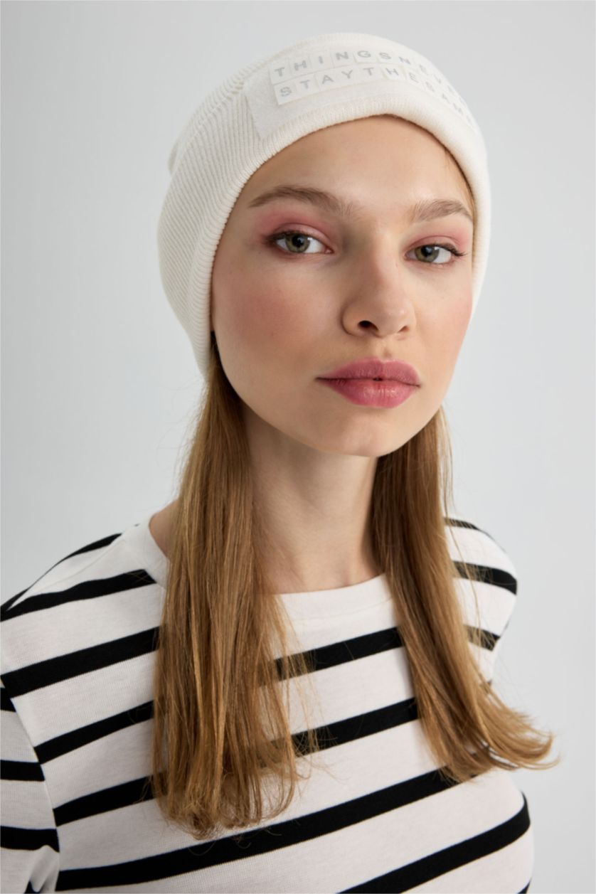WOMAN Ecru Woman Beret