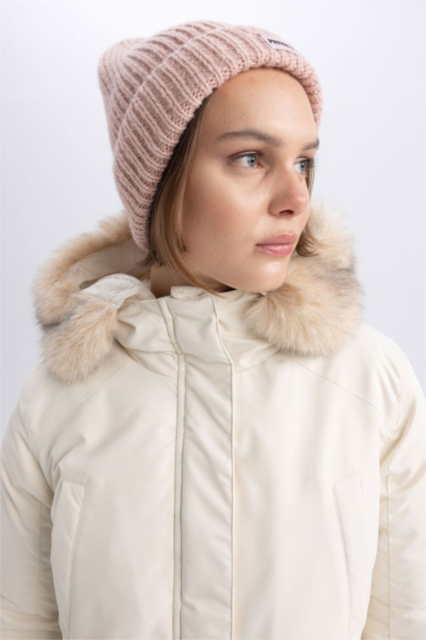 FEMME Rose Bonnet d'hiver Femme