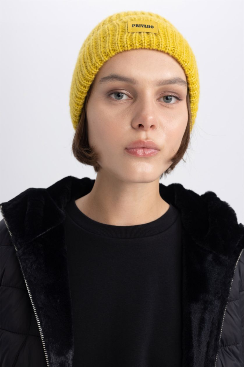 Kadın Sarı Kadın Kışlık Bere