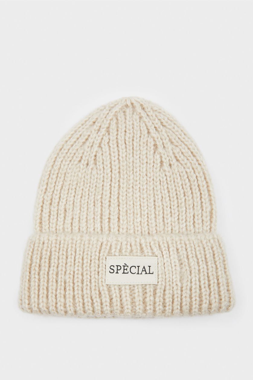 Kadın Bej Kadın Kışlık Bere