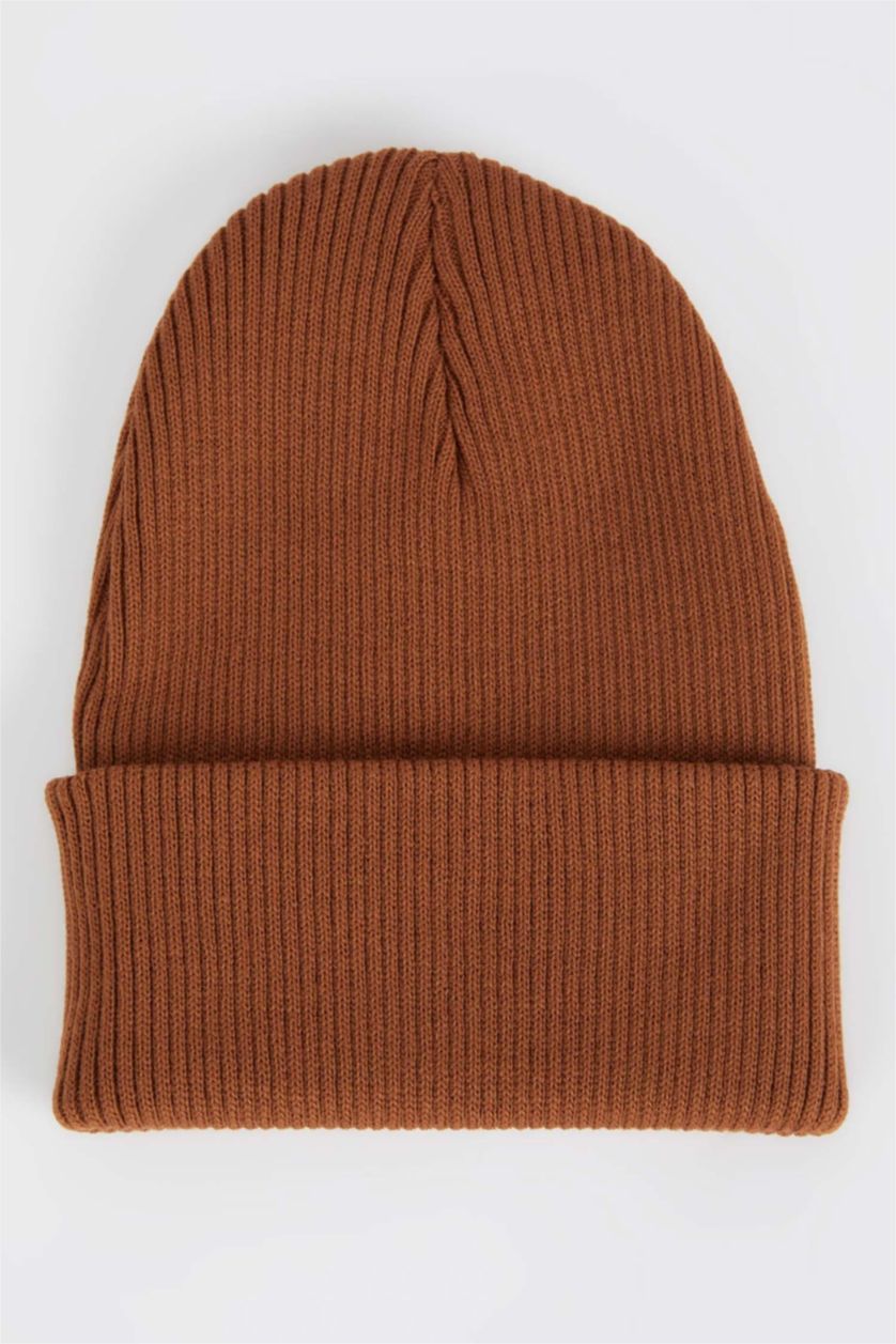 FEMME Marron Bonnet d'hiver