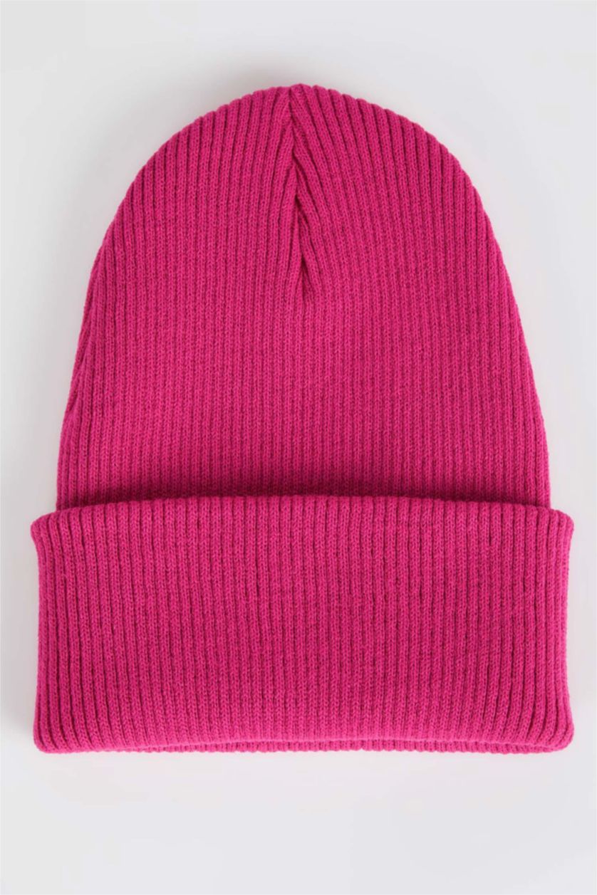 FEMME Rose Bonnet d'hiver Basique Femme