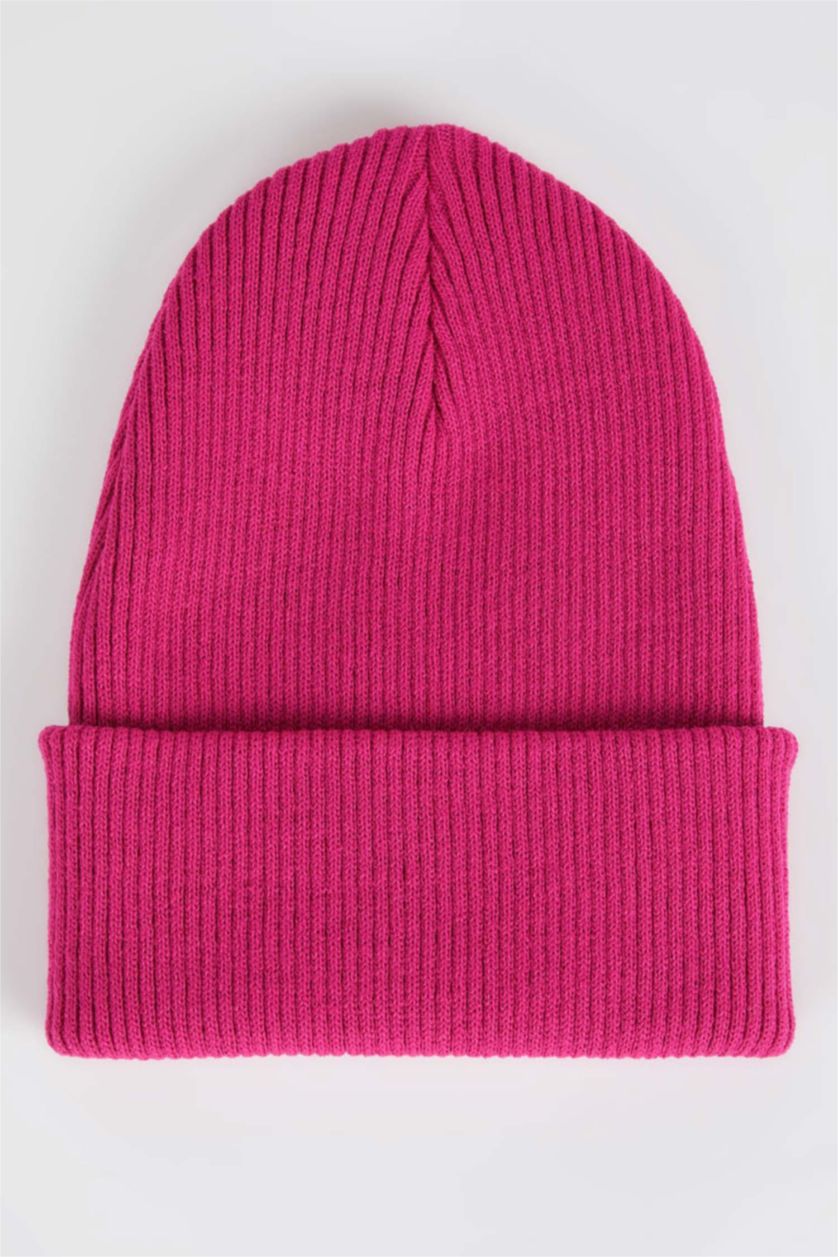 FEMME Rose Bonnet d'hiver Basique Femme