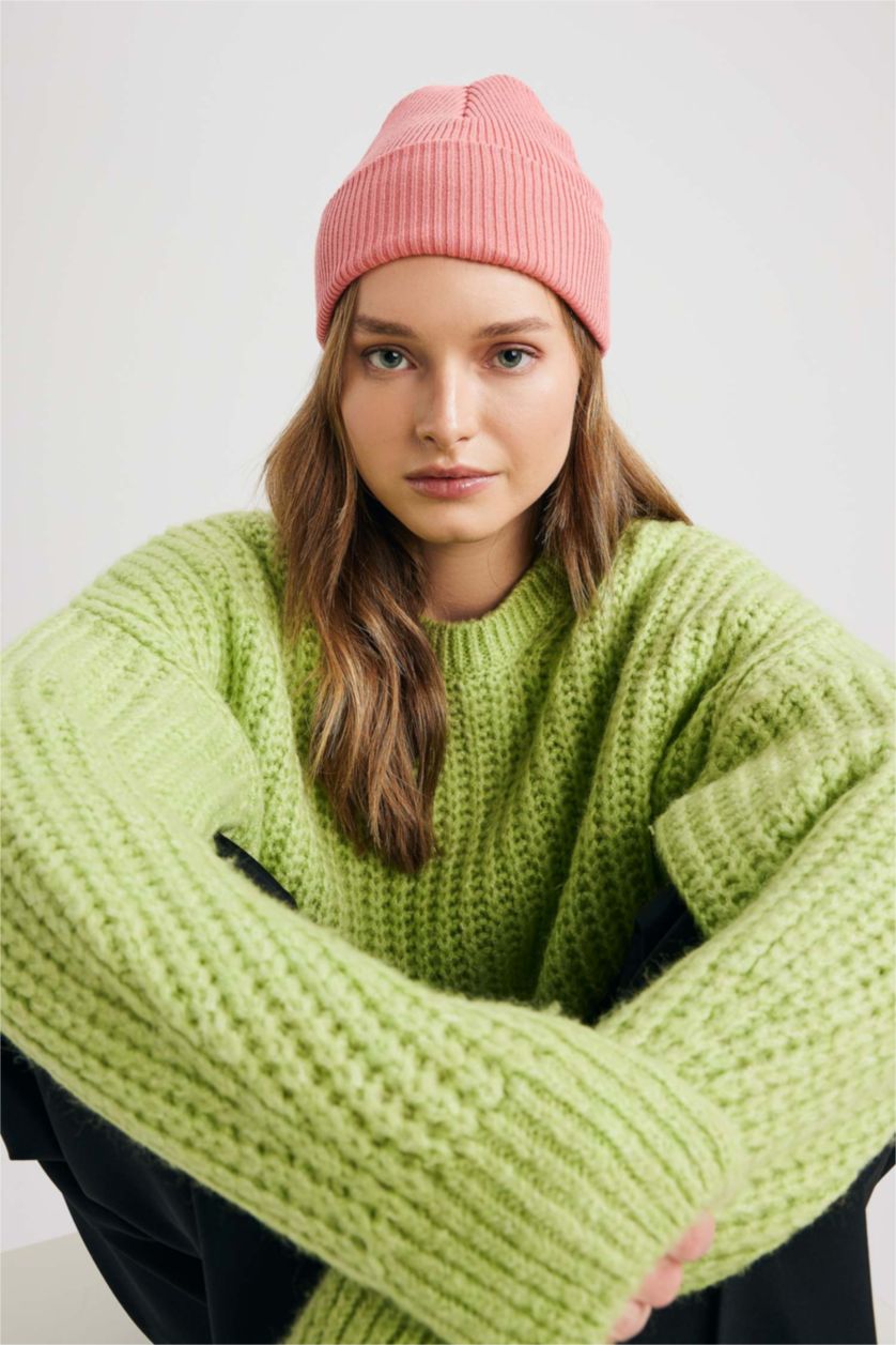 WOMAN Pembe Women's Basic Knitwear Beret