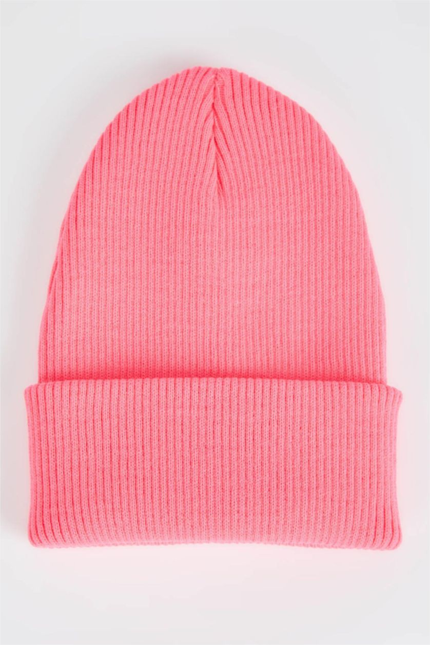 FEMME Rose Bonnet d'hiver Basique Femme