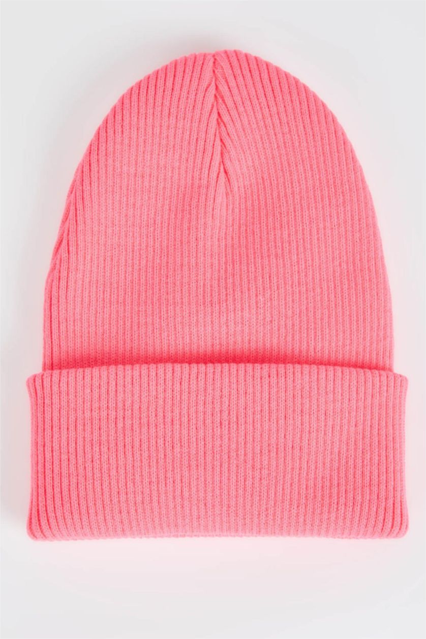 FEMME Rose Bonnet d'hiver Basique Femme