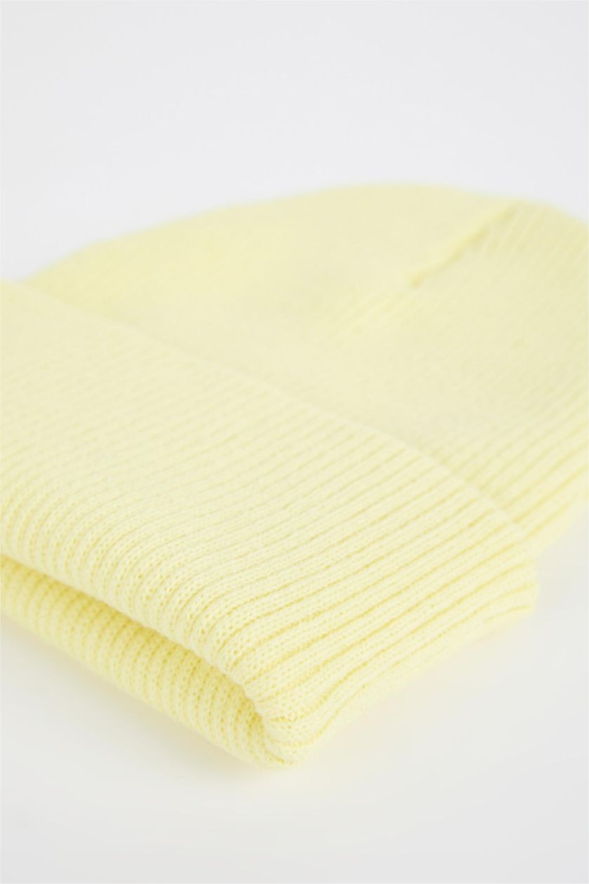 FEMME Sarı Bonnet d'hiver Basique Femme