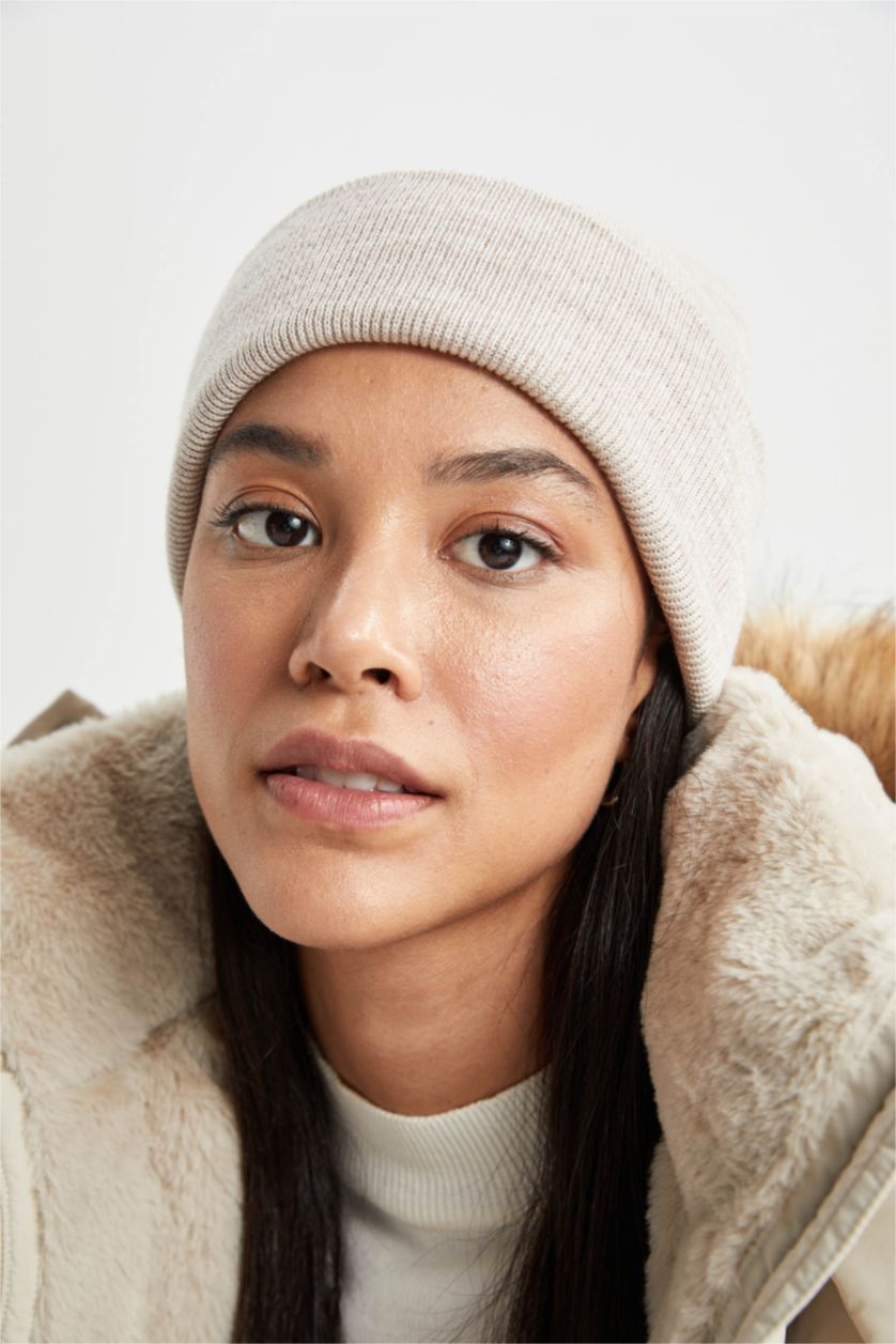 WOMAN Beige قبعة بيريه